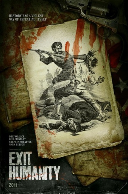 Poster Art For Civil War Zombie Picture EXIT HUMANITY